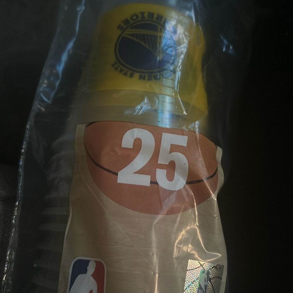 NBA warriors plastic cups